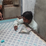 Aufsticken von Pailletten