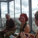 Plastikrolle als Sitzbank